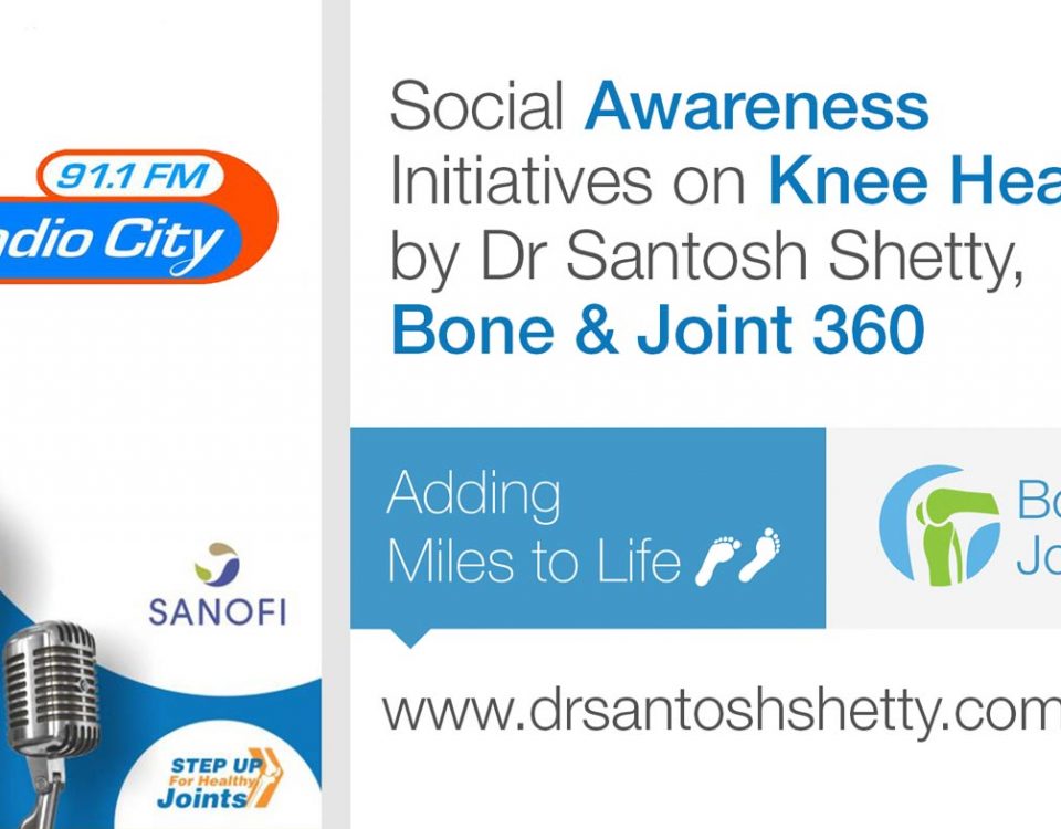 Social Awareness Initiatives on Knee Health by Dr Santosh Shetty, Knee Replacement Surgeon, Mumbai